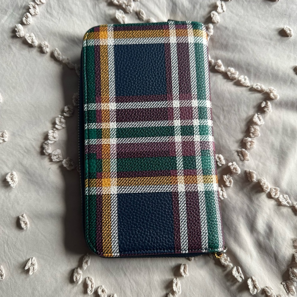 31 Bags Elegant Plaid Phone Wallet Case